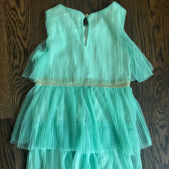 KATE SPADE mint colored tiered tulle dress - Picture 3 of 4